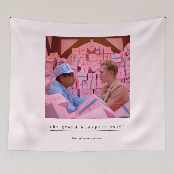 Item preview, The Grand Budapest Hotel (Wes Anderson) Saoirse Ronan cinema designed and sold by cinemartistic.
