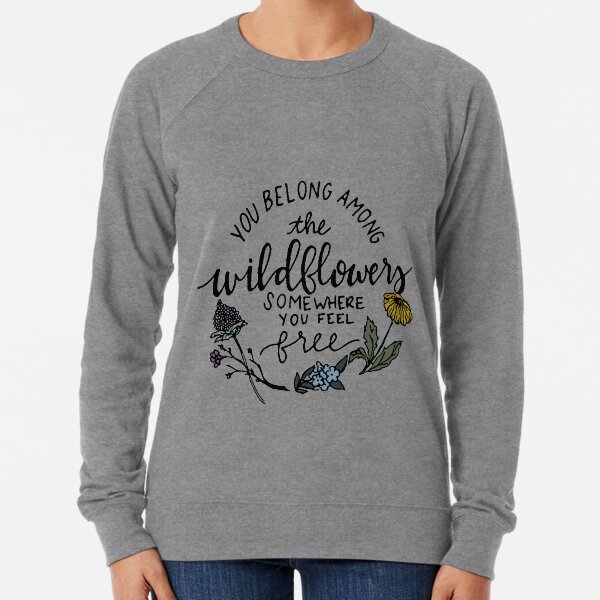 Among the Wildflowers Lightweight Sweatshirt