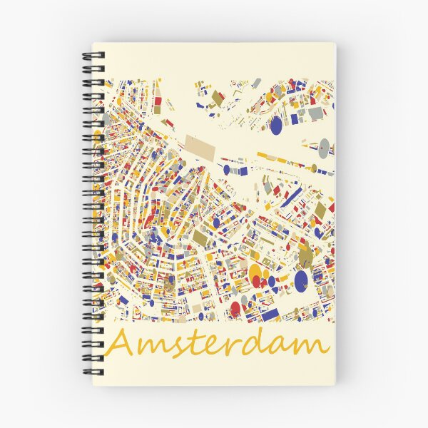 Item preview, Amsterdam Qlimt Style designed and sold by Data-Driven Map Designs.