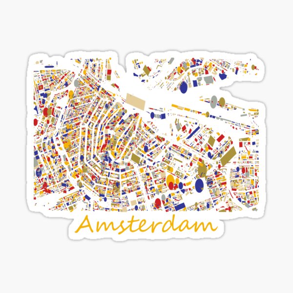 Amsterdam Qlimt Style Sticker