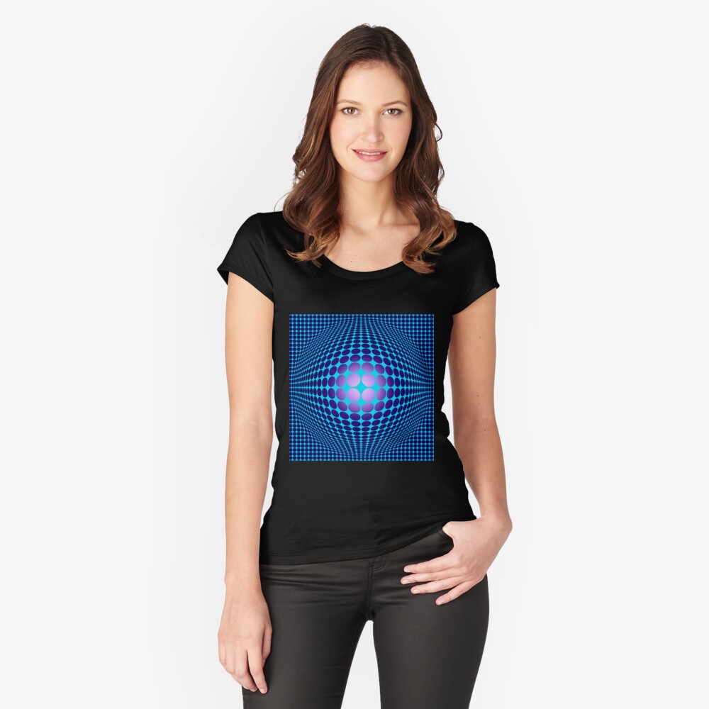 Item preview, Fitted Scoop T-Shirt designed and sold by Salocin.