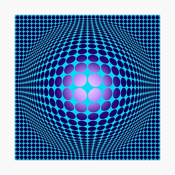 Victor Vasarely Homage 61 Photographic Print
