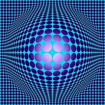Artwork thumbnail, Victor Vasarely Homage 61 by Salocin