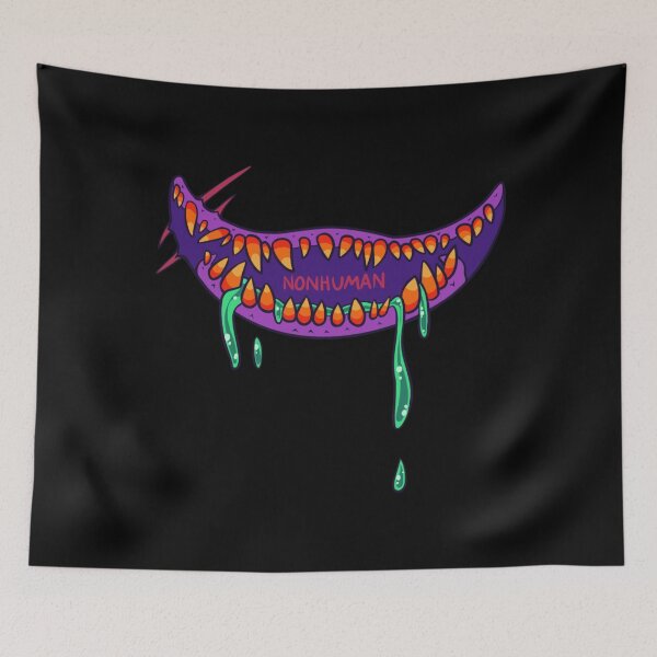 Item preview, creepy nonhuman monster mouth designed and sold by Y-face-masks.