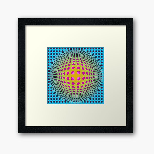 Aperçu de l'œuvre  Victor Vasarely Homage 62 créée et vendue par Salocin.