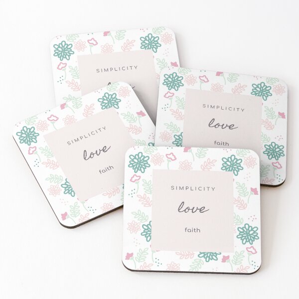 Item preview, SIMPLICITY, LOVE, FAITH designed and sold by MissVania Speaks.