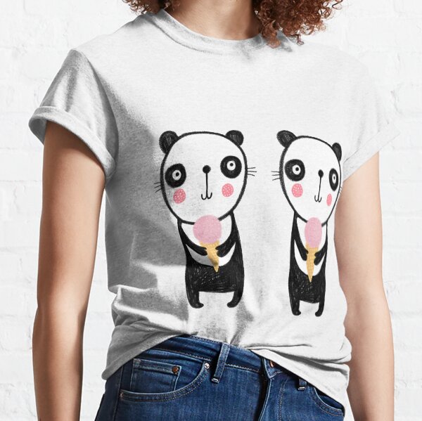 Double panda double strawberry Classic T-Shirt