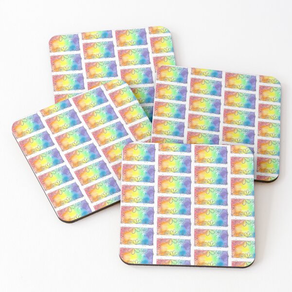 Item preview, RAINBOW COLOURS WITH FLOWERS designed and sold by Jenna Hilton Doodles.