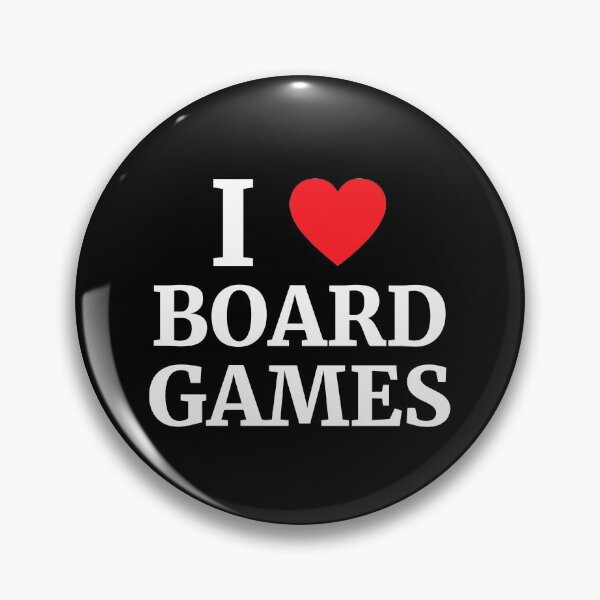 Item preview, I Love Board Games Heart  designed and sold by Vanover Designs.