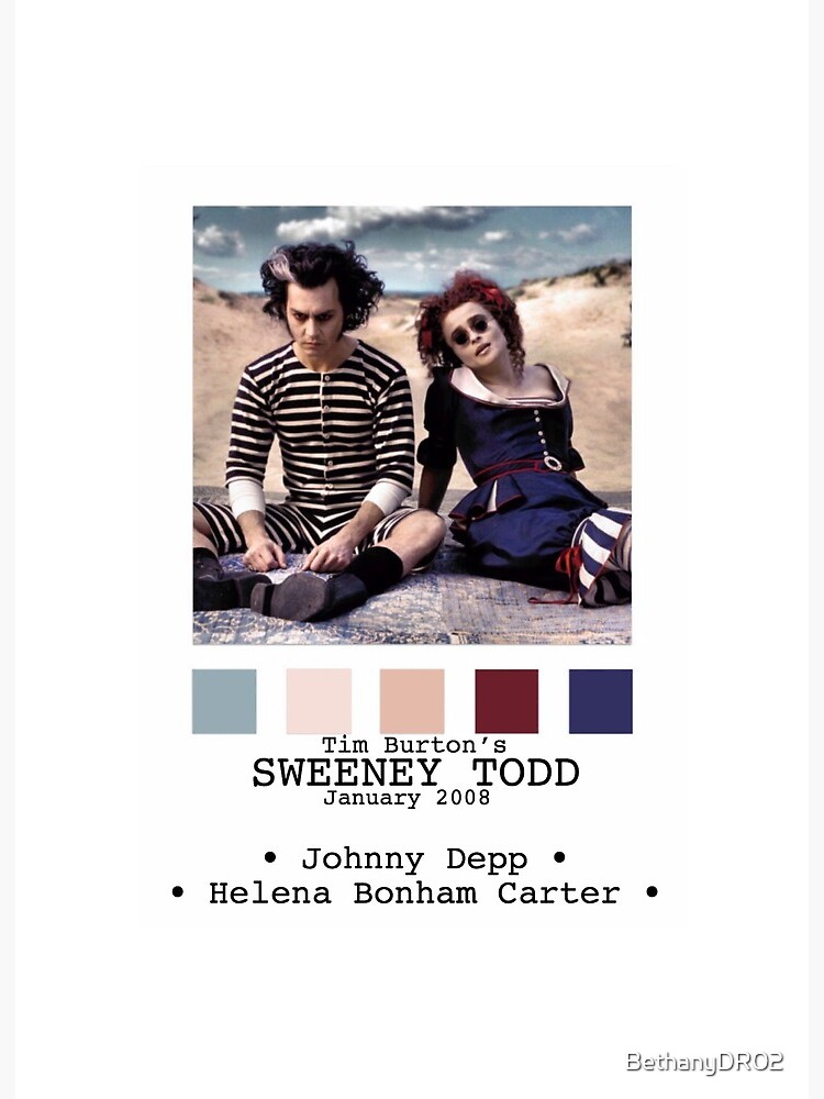 Sweeney Todd Tim Burton Poster Art