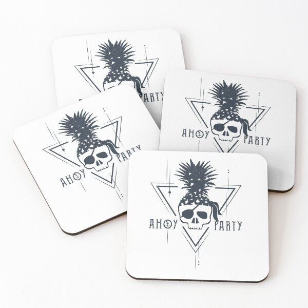 Item preview, Pirate In Pineapple Hat. Ahoy Party. Humor. Geometric Style designed and sold by Sloth Astronaut.
