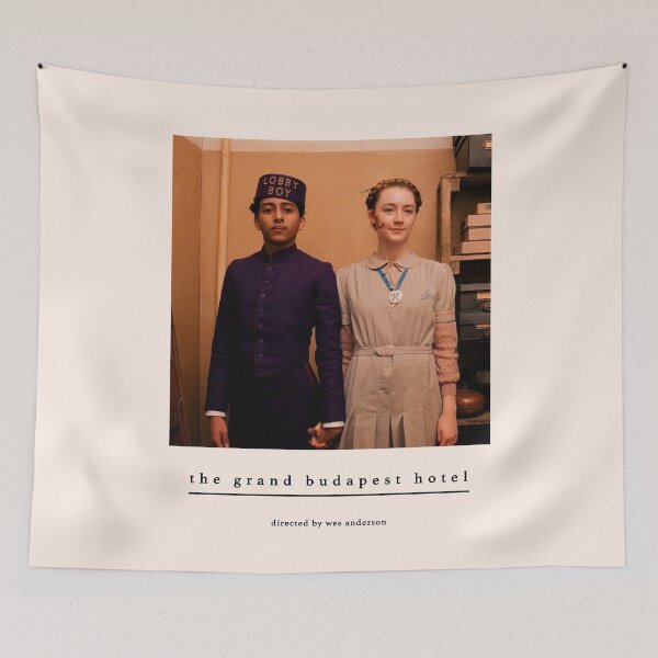 Item preview, The Grand Budapest Hotel (Wes Anderson) Saoirse Ronan cinema designed and sold by cinemartistic.