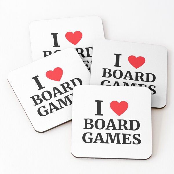 Item preview, I Love Board Games Heart  designed and sold by Vanover Designs.