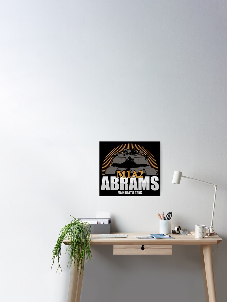 M1 Abrams Tank Shield Poster for Sale by StrongVlad