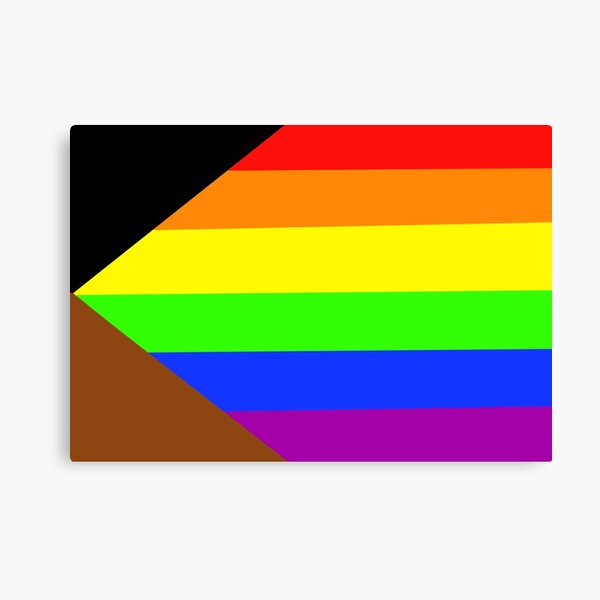 blm pride flag canvas print by jack11470 redbubble