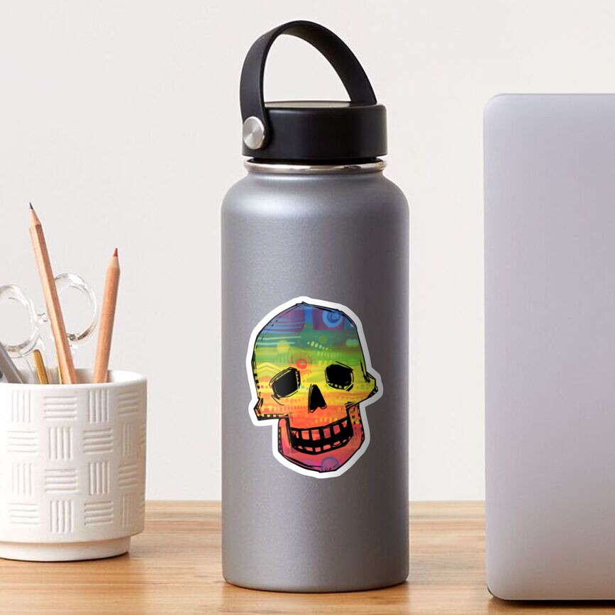 Rainbow Skulls Design- 2020 Sticker