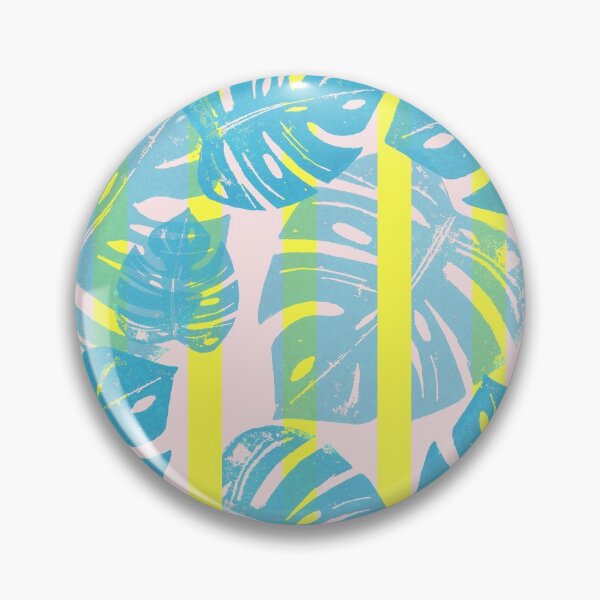 Item preview, Linocut Monstera Neon designed and sold by BiancaGreen.