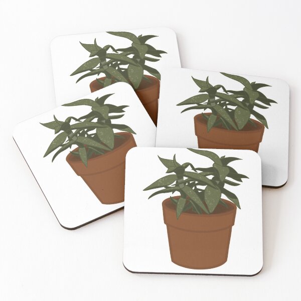 Item preview, Cute aloe plant cartoon designed and sold by apwald.