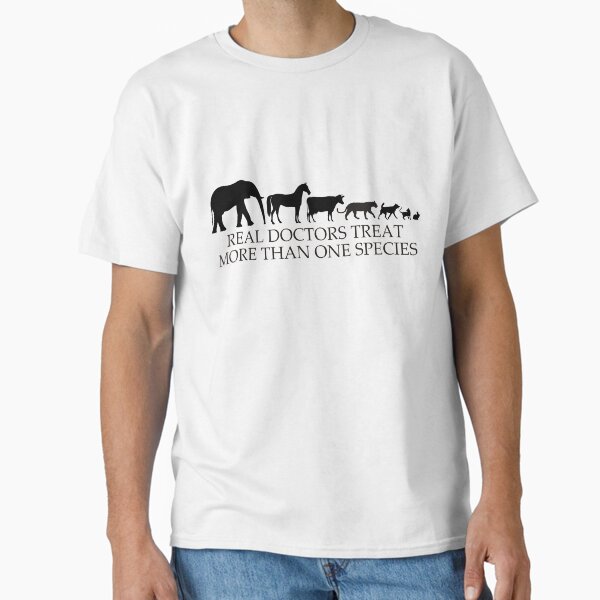 Item preview, Real Doctors (Veterinarians) Treat More Than One Species designed and sold by GreenTiger.