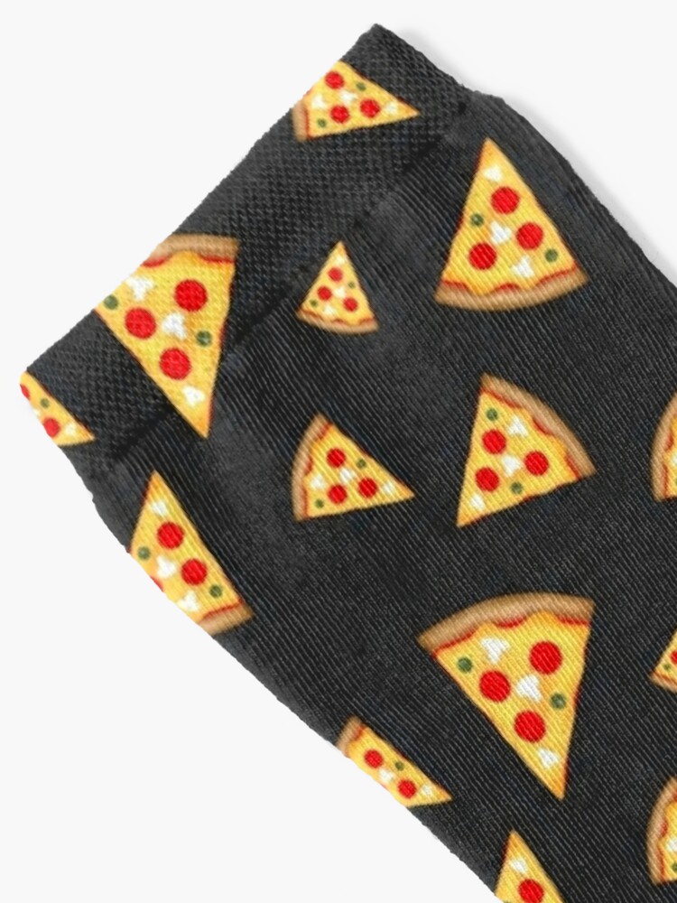 Alternate view of Cool and fun pizza slices pattern Socks
