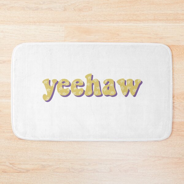 Item preview, yeehaw - purple and gold designed and sold by abbeygfrerer.