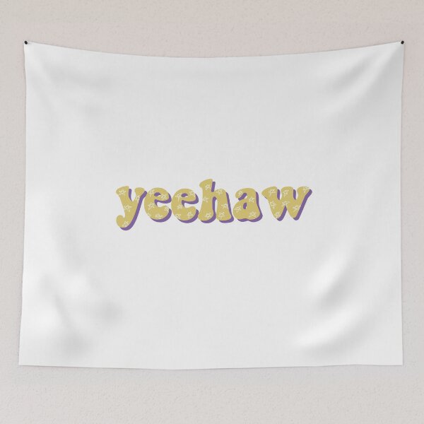 Item preview, yeehaw - purple and gold designed and sold by abbeygfrerer.