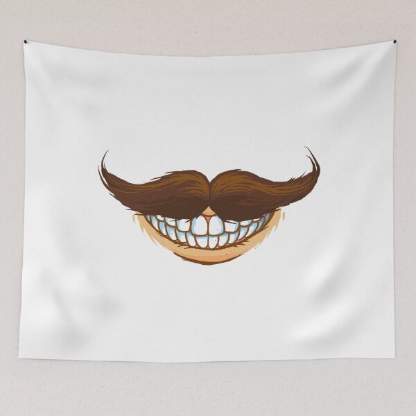 Item preview, mustache man mouth designed and sold by Y-face-masks.