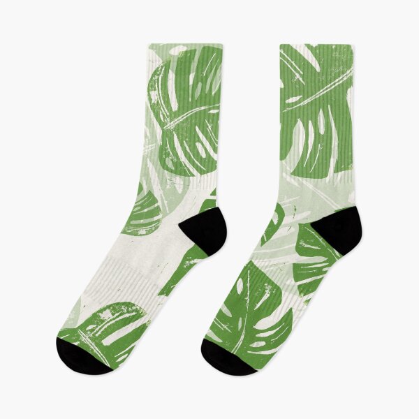 Item preview, Linocut Leaf Pattern designed and sold by BiancaGreen.