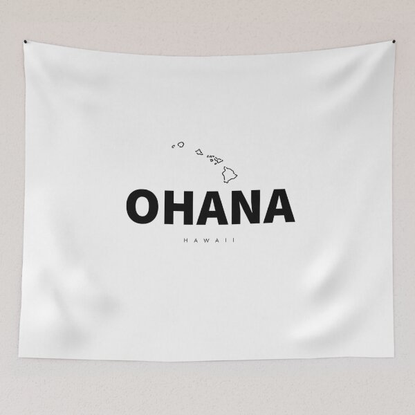 Item preview, OHANA -WORDS OF HAWAII, POSTER - STICKER - VISIT HAWAII USA  designed and sold by Tropical Blood.