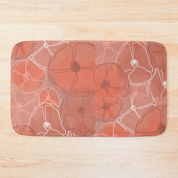 Item preview, orange flowers ||| whatthemichelle  designed and sold by whatthemichelle.