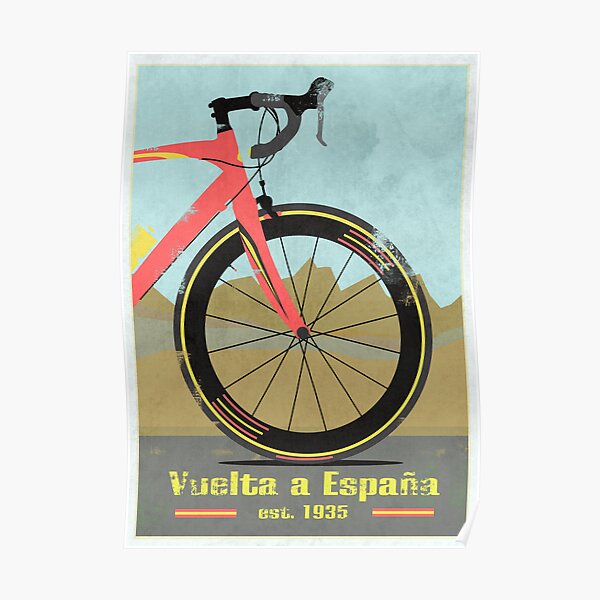 Vuelta ein España Fahrrad Poster