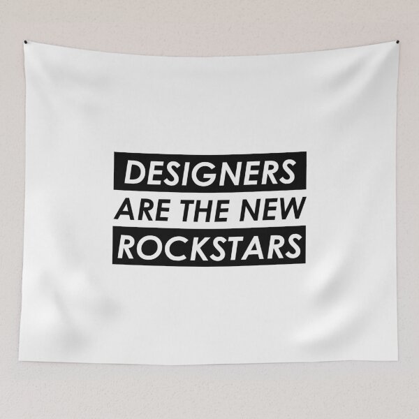 Item preview, Designers Are The New Rockstars designed and sold by Wanderlust77.
