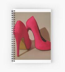 Pink pair of killer heels 3 Spiral Notebook