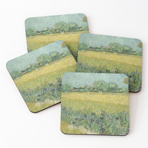 Item preview, Vincent van Gogh - Field with Flowers near Arles designed and sold by vakashop.