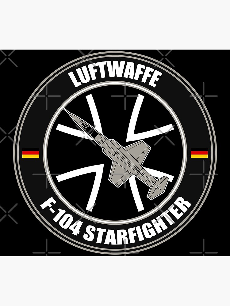 West German Luftwaffe F 104 Starfighter Canvas Print By Strongvlad