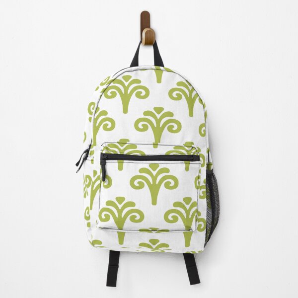 Item preview, Pretty Floral Scallop Fan Pattern 149 Olive Green designed and sold by tonymagnerart.