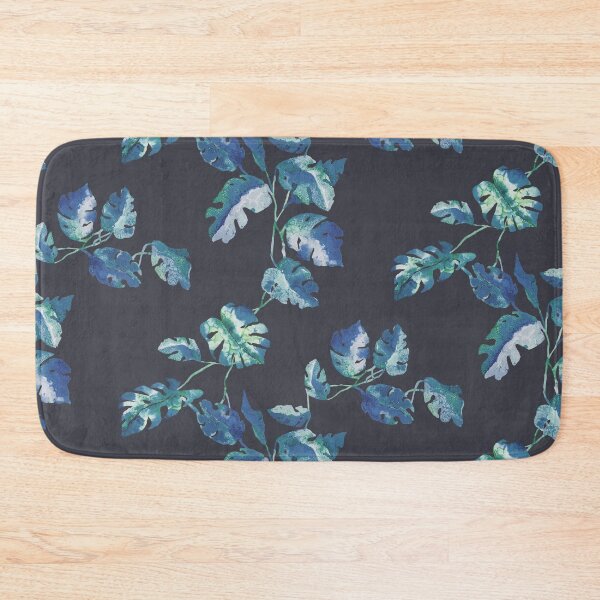 Item preview, Monstera Print in Blue designed and sold by Katie Lutterschmidt.