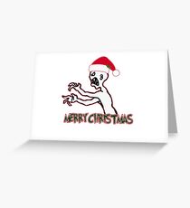 Grr, Argh Christmas Greeting Card