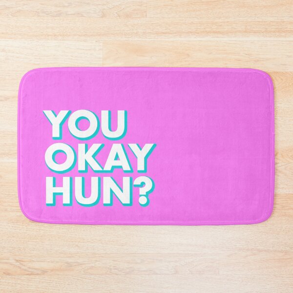 Item preview, YOU OKAY HUN? in pink designed and sold by SquareClub.