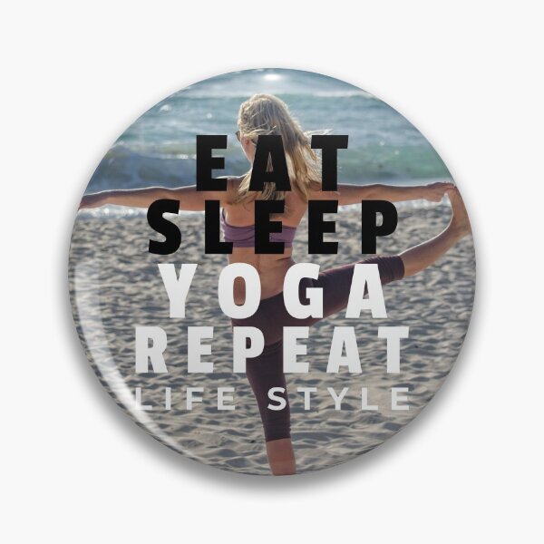 Item preview, Eat Sleep Yoga Repeat - Yoga Life Style - Gift for yoga lovers designed and sold by TamGustam.