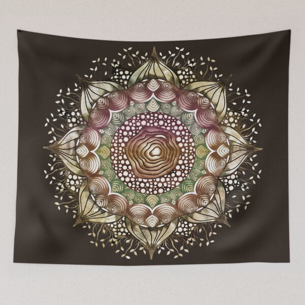 Item preview, Earth Element Mandala designed and sold by serenaking.