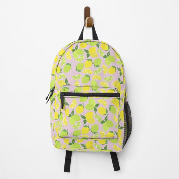 Item preview, Lemons and Limes (pink background) designed and sold by TravelShots.