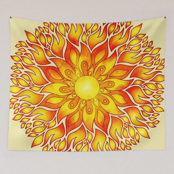 Item preview, Fire Element Mandala designed and sold by serenaking.