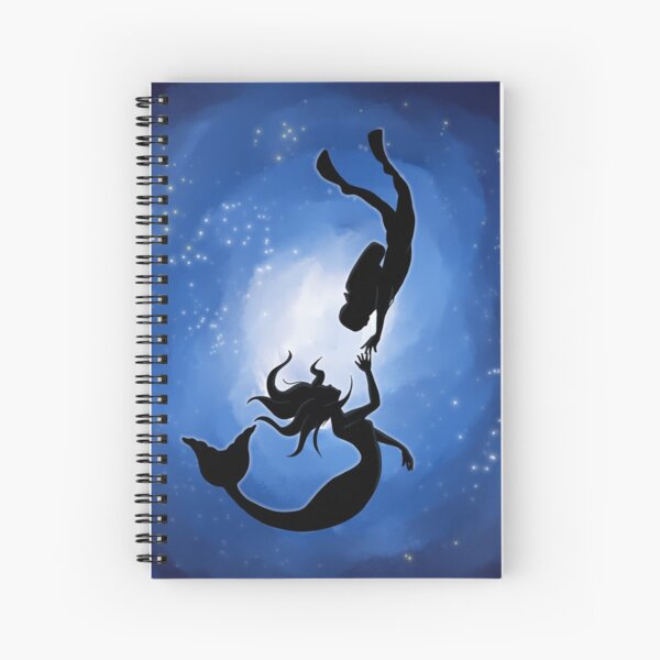 Galaxy Mermaid Spiral Notebook