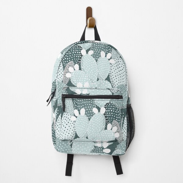 Item preview, Polka dotted cacti in pine and mint designed and sold by illaberekdesign.