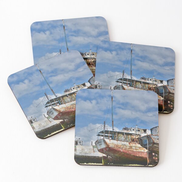 Item preview, Boat graveyard designed and sold by WanderingJane.