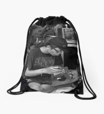 Faces of Kuta #05 ... Electrical Repairs ... Bali Drawstring Bag