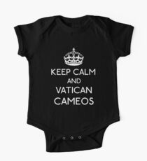 Keep Calm and Vatican Cameos One Piece - Short Sleeve