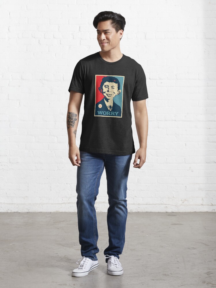Alternate view of WHAT ME WORRY Essential T-Shirt