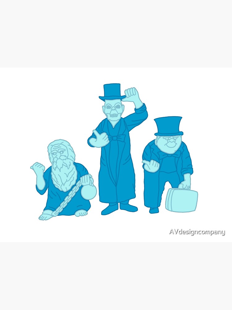 "Hitchhiking Ghosts" Sticker by AVdesigncompany | Redbubble